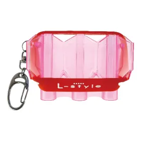 L Style Pouzdro na šipky Krystal Flight Case - clear pink
