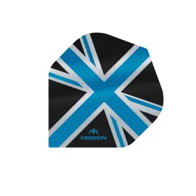 Mission Letky Alliance Union Jack - Black / Blue F3081