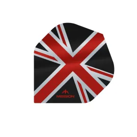 Mission Letky Alliance Union Jack - Black / Red F3082
