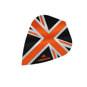 Mission Letky Alliance Union Jack - Black / Orange F3092