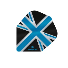 Mission Letky Alliance Union Jack No6 - Black / Blue F3097