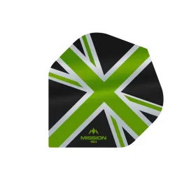 Mission Letky Alliance Union Jack - 150 - Black / Green F3135
