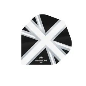 Mission Letky Alliance Union Jack - 150 - Black / White F3136