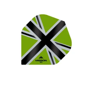 Mission Letky Alliance-X Union Jack - 150 - Green / Black F3140