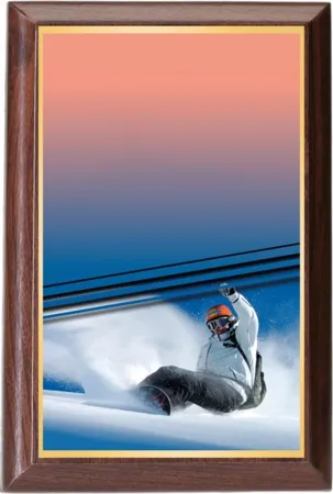 Plaketa PLP3M8 | Snowboard Výška cm: 15