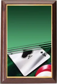 Plaketa PLP3M18 | Karty Výška cm: 15