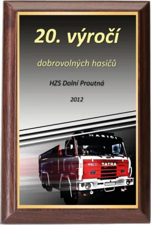 Plaketa PLP3M35 | Hasiči Výška cm: 10