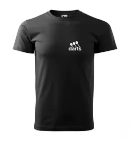 Malfini Triko s potiskem - Darts - black - XS