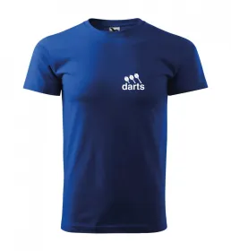 Malfini Triko s potiskem - Darts - blue - XXL