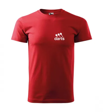 Malfini Triko s potiskem - Darts - red - XL