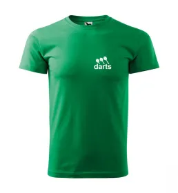 Malfini Triko s potiskem - Darts - green - 3XL