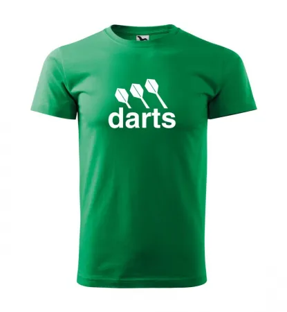 Malfini Triko s potiskem - Darts center - green - XL