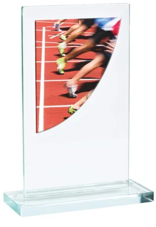 Skleněná trofej CR3061M4 | Atletika Výška cm: 14