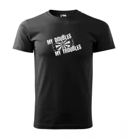 Malfini Triko s potiskem - Troubles - black - S