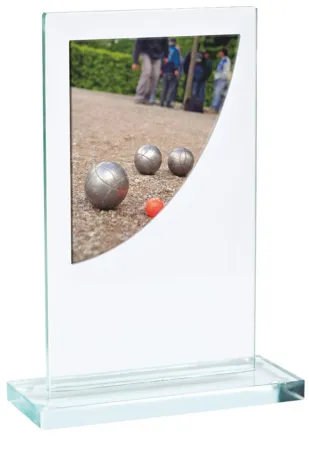 Skleněná trofej CR3061M20 | Plavání Výška cm: 14