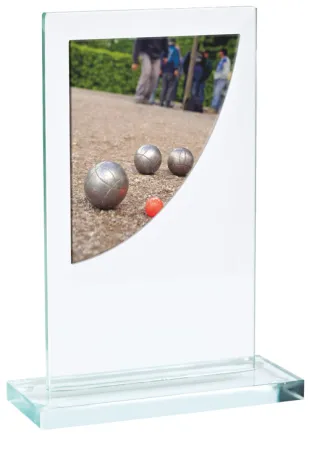 Skleněná trofej CR3061M20 | Plavání Výška cm: 14