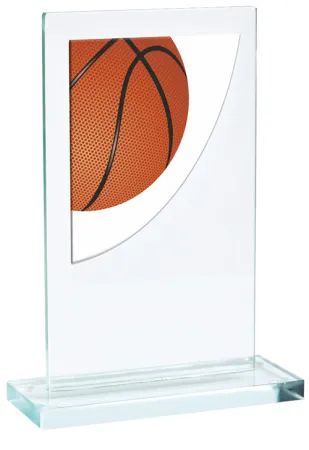 Skleněná trofej CR3061M24 | Basketball Výška cm: 14