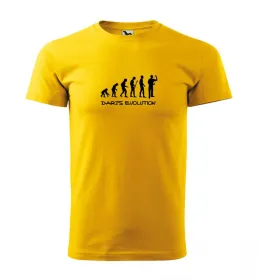 Malfini Triko s potiskem - Darts Evolution - yellow - XXL