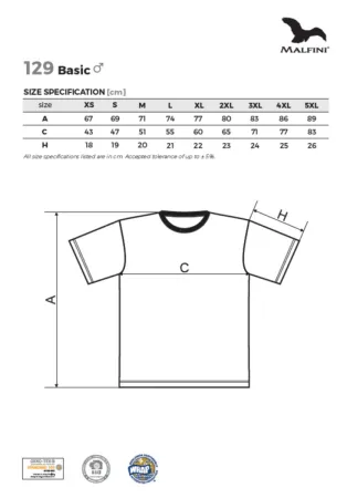 Malfini Triko s potiskem - Art - white - L