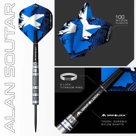 Mission Šipky Steel Alan Soutar - Blue & White - 24g