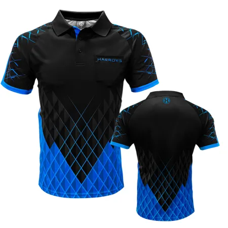 Harrows Košile Paragon - Black & Blue - 4XL
