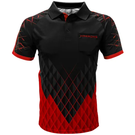 Harrows Košile Paragon - Black & Red - 3XL