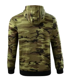 Mikina pánská Camo Zipper C19 - L - camouflage green
