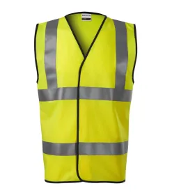 Bezpečnostní vesta unisex HV Bright 9V3 - M - fluorescenční žlutá