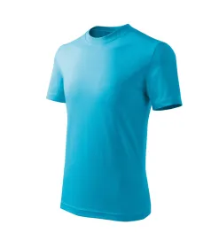 Tričko dětské Basic Free F38 - 122 cm/6 let - tyrkysová