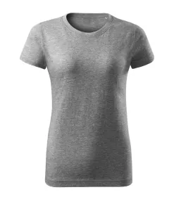 Tričko dámské Basic Free F34 - XL - tmavě šedý melír
