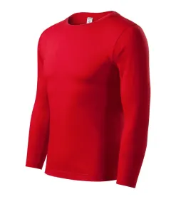 Triko unisex Progress LS P75 - M - červená