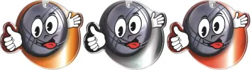 Akrylátová medaile MDA0011M8 | Petanque Barva: stříbro, Stuha: ST15