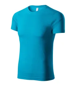 Tričko unisex Paint P73 - S - tyrkysová