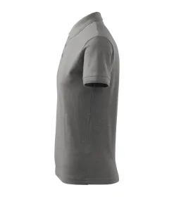 Polokošile pánská Pique Polo 203 - XL - tmavě šedý melír