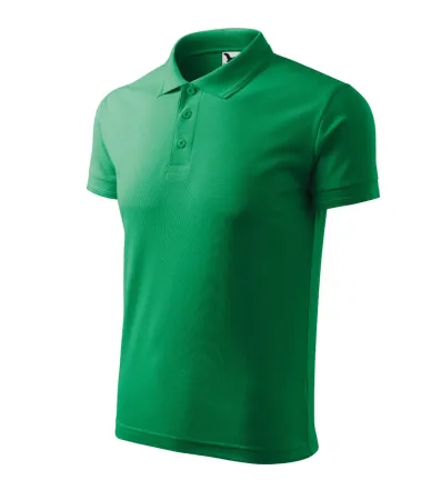 Polokošile pánská Pique Polo 203 - 2XL - středně zelená