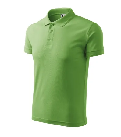Polokošile pánská Pique Polo 203 - 3XL - trávově zelená
