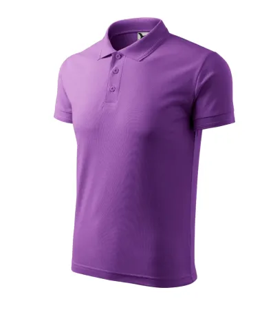 Polokošile pánská Pique Polo 203 - XL - fialová