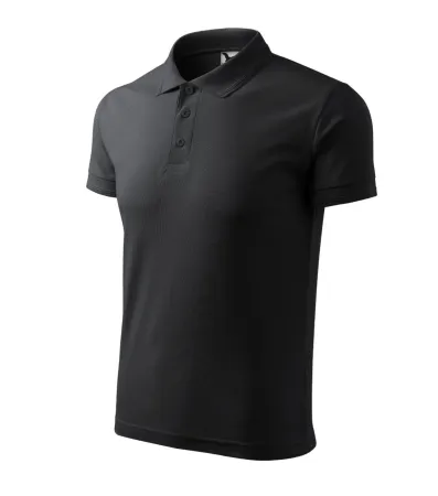 Polokošile pánská Pique Polo 203 - 2XL - ebony gray