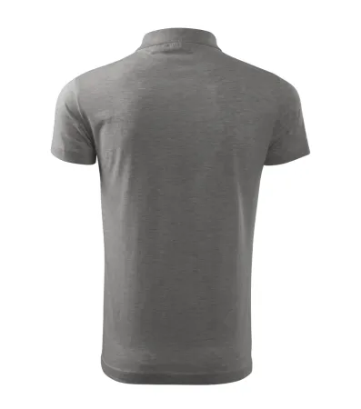 Polokošile pánská Single J. 202 - M - tmavě šedý melír