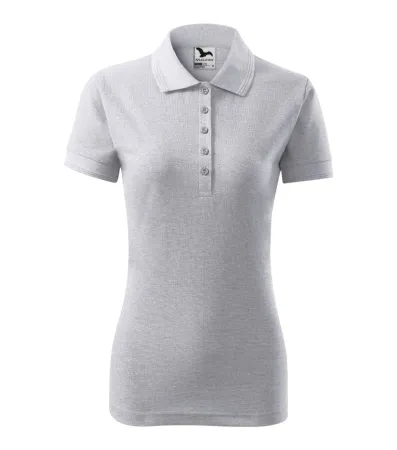 Polokošile dámská Pique Polo 210 - XL - světle šedý melír
