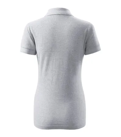 Polokošile dámská Pique Polo 210 - XL - světle šedý melír