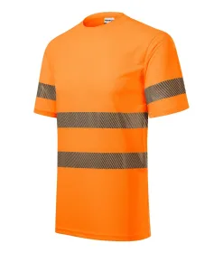 Tričko unisex HV Dry 1V8 - 3XL - fluorescenční oranžová