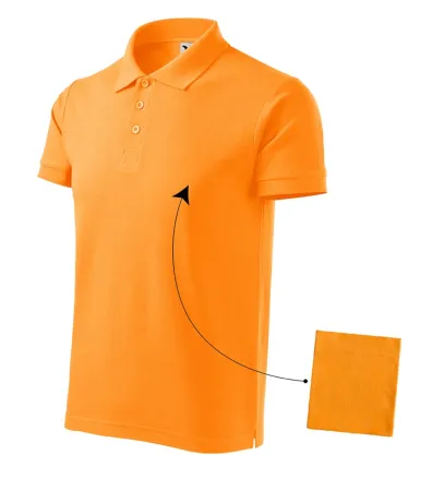Polokošile pánská Cotton 212 - L - tangerine orange
