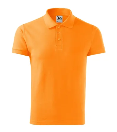 Polokošile pánská Cotton 212 - L - tangerine orange
