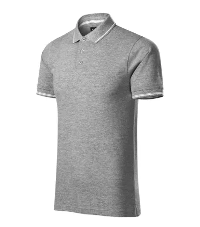 Polokošile pánská Perfection plain 251 - 3XL - tmavě šedý melír