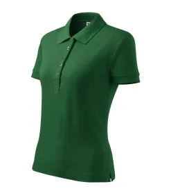 Polokošile dámská Cotton Heavy 216 - M - lahvově zelená