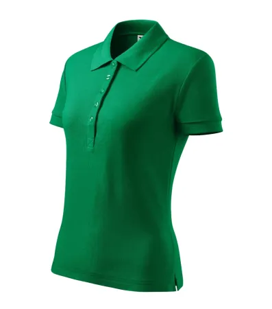 Polokošile dámská Cotton Heavy 216 - XL - středně zelená