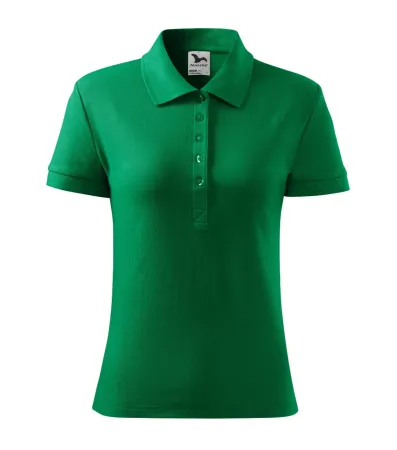 Polokošile dámská Cotton Heavy 216 - XL - středně zelená