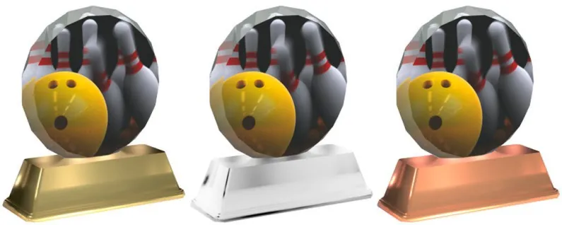 Akrylátová trofej ACE0003M27 Barva: bronz