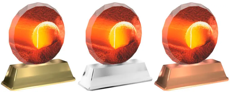 Akrylátová trofej ACE0003M7 Barva: stříbro